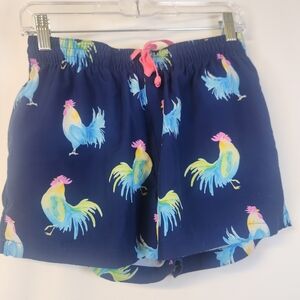 Chubbies The Fowl Plays 4” Swim Trunks Size M Rooster Beach Lake Resortwear
